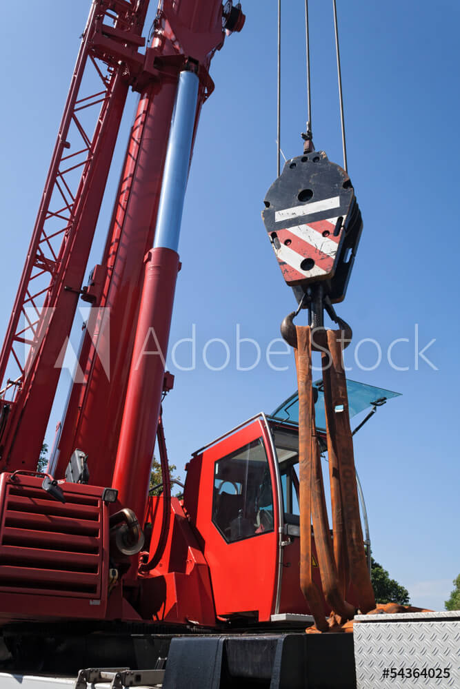 Kran für Schwertransport